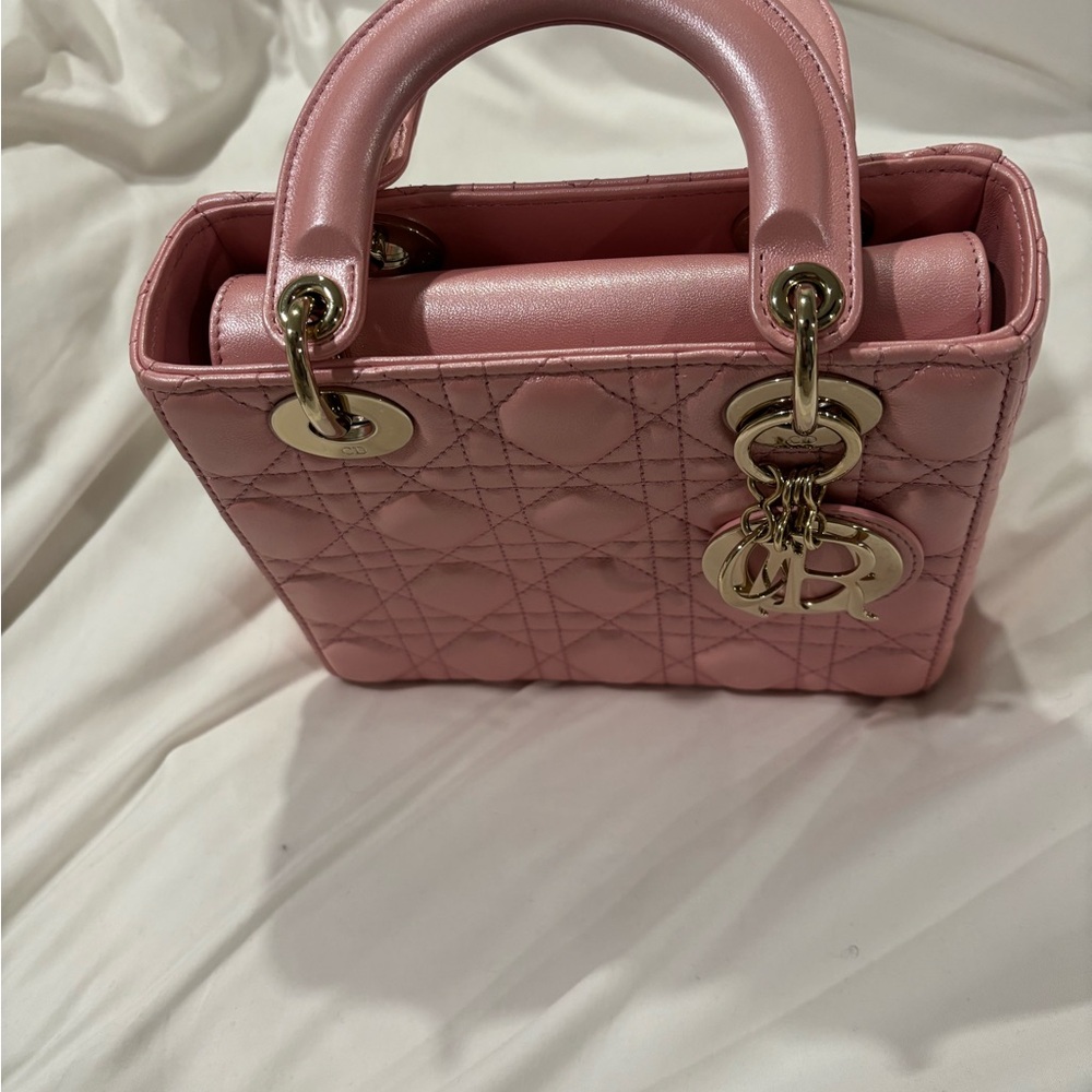 Small iridescent pink lady Dior - Picture 2 of 8